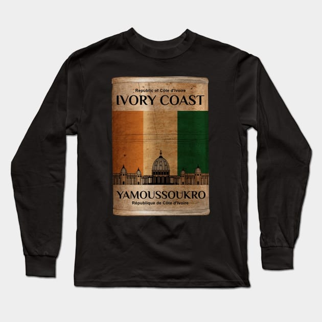 make a journey to Ivory Coast Long Sleeve T-Shirt by KewaleeTee